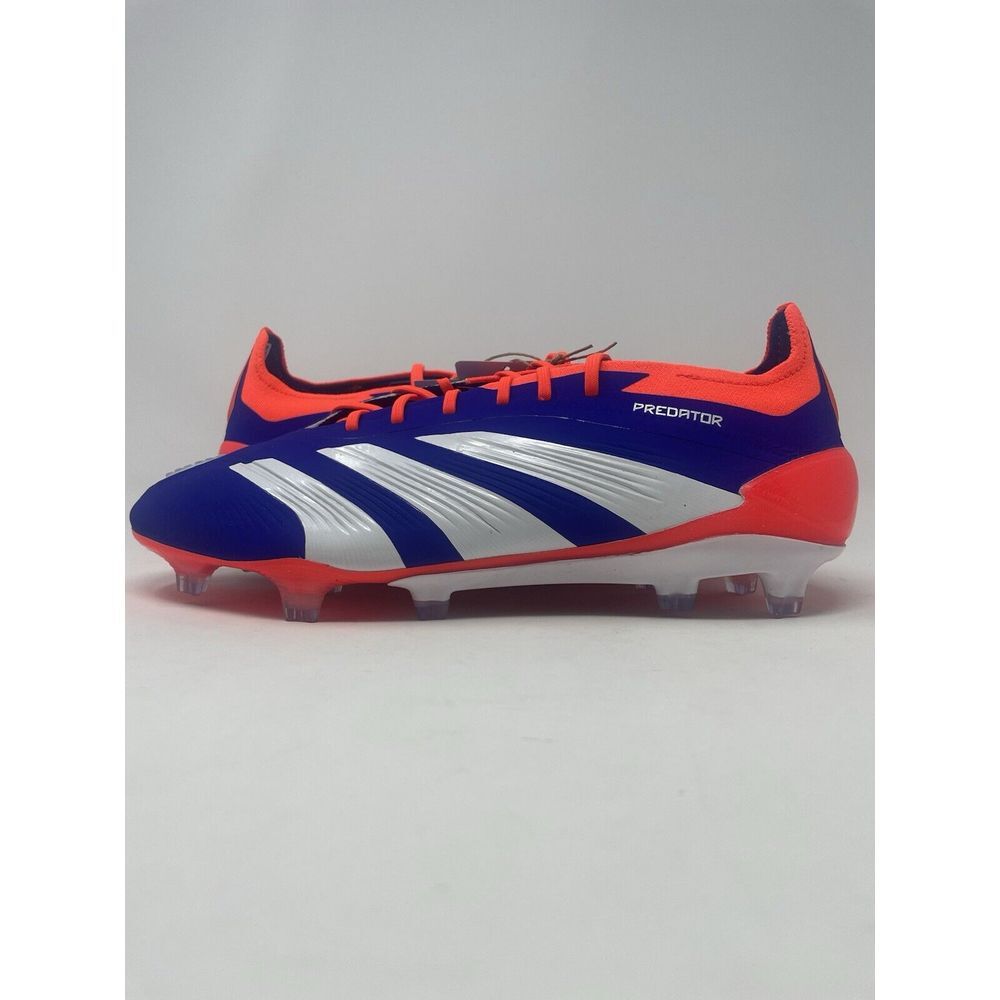 ADIDAS PREDATOR ELITE FG SOCCER‎ CLEATS IF8867 White Blue Red Mens Size 7.5 NEW